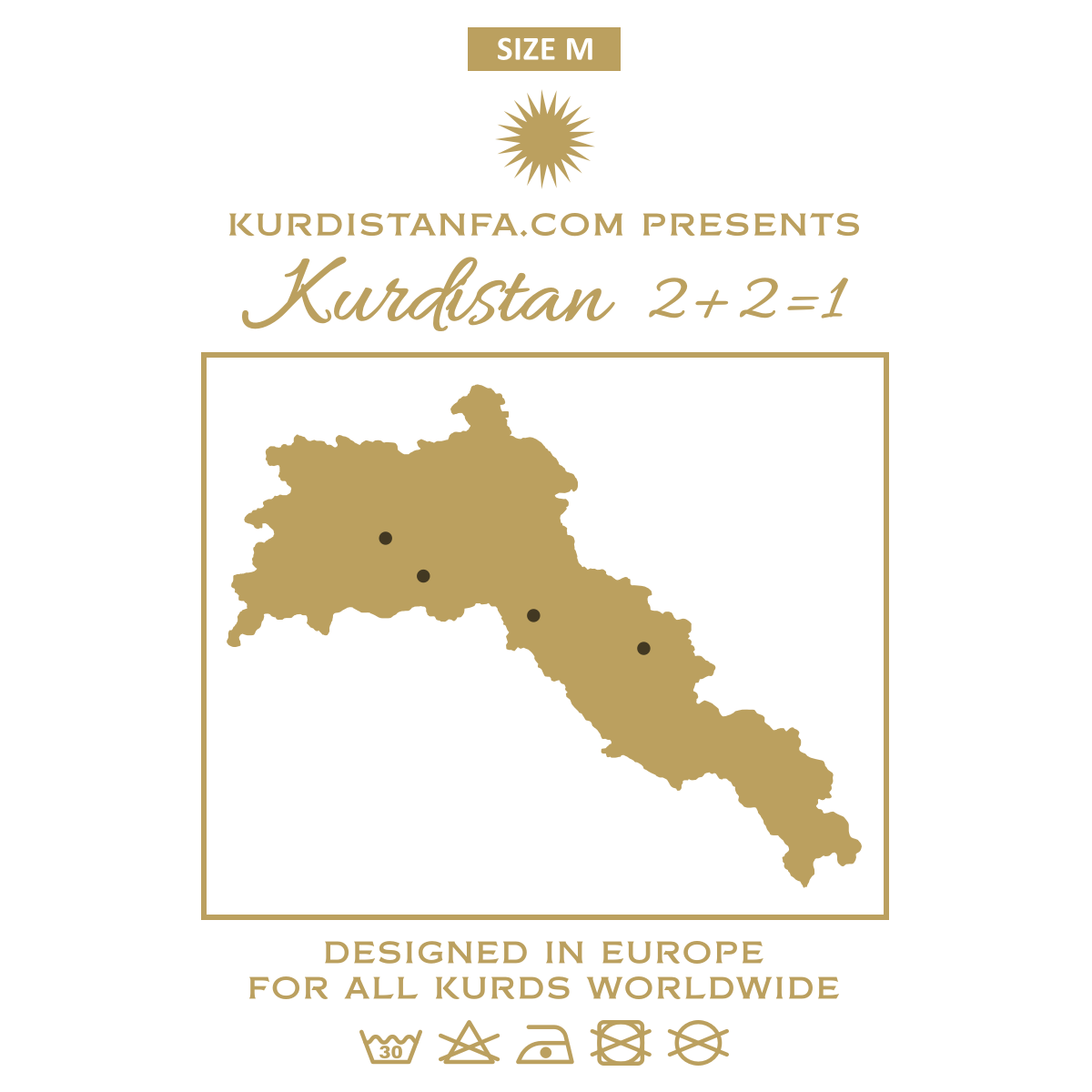 2+2=1 Kurdistan Shirt