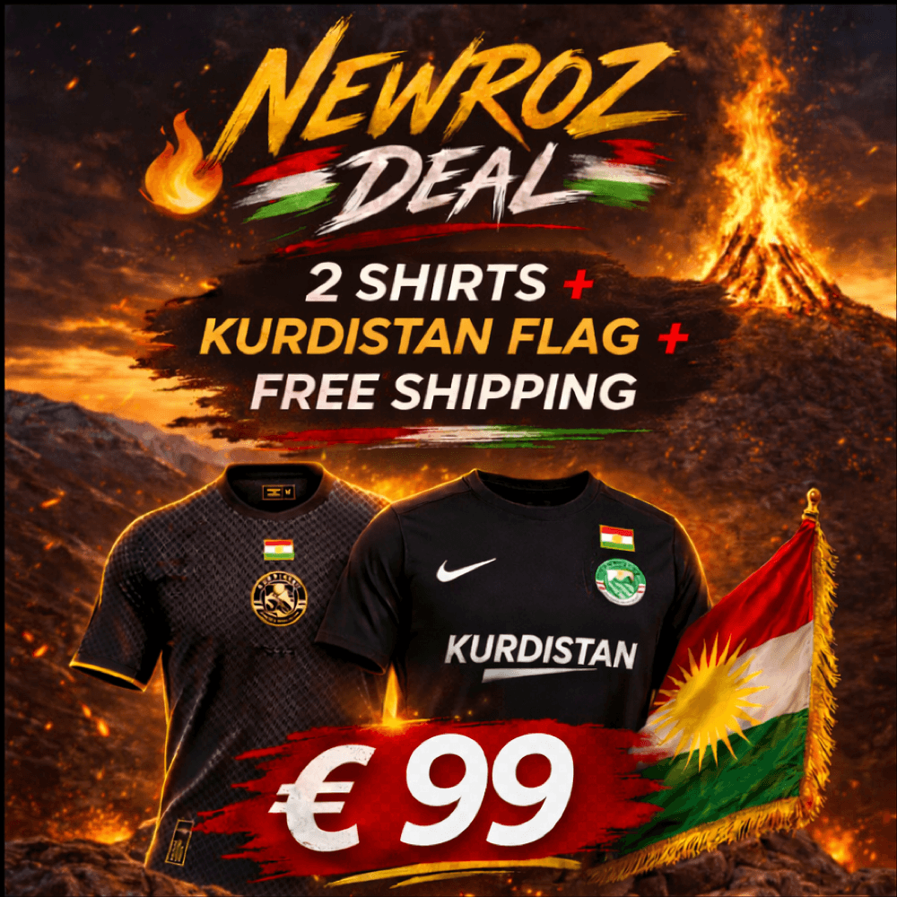 2 Shirts + Kurdistan Flag + Free Shipping