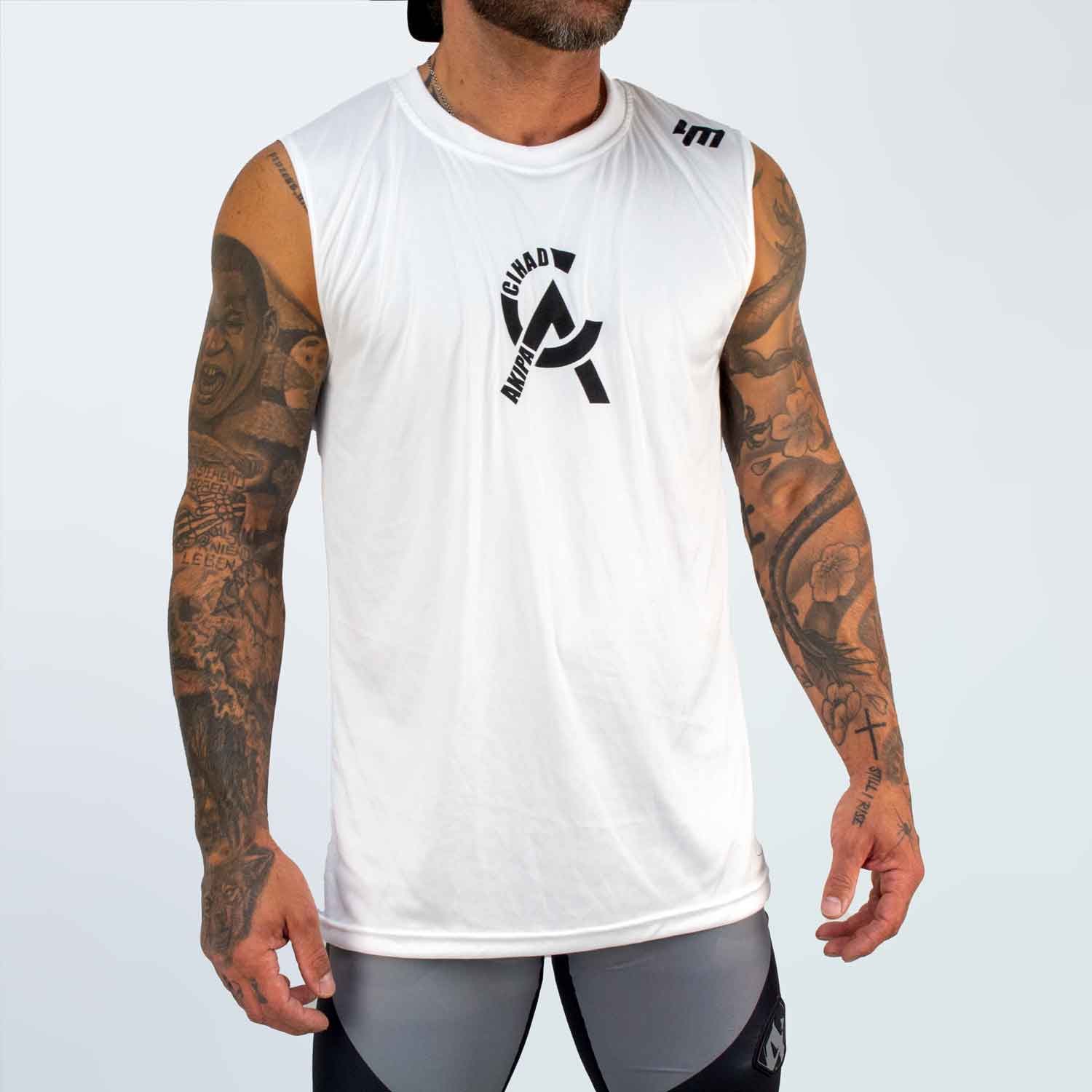 CIHAD AKIPA Tanktop Weiß ohne Kurdistan-Flagge - Akipa Merch