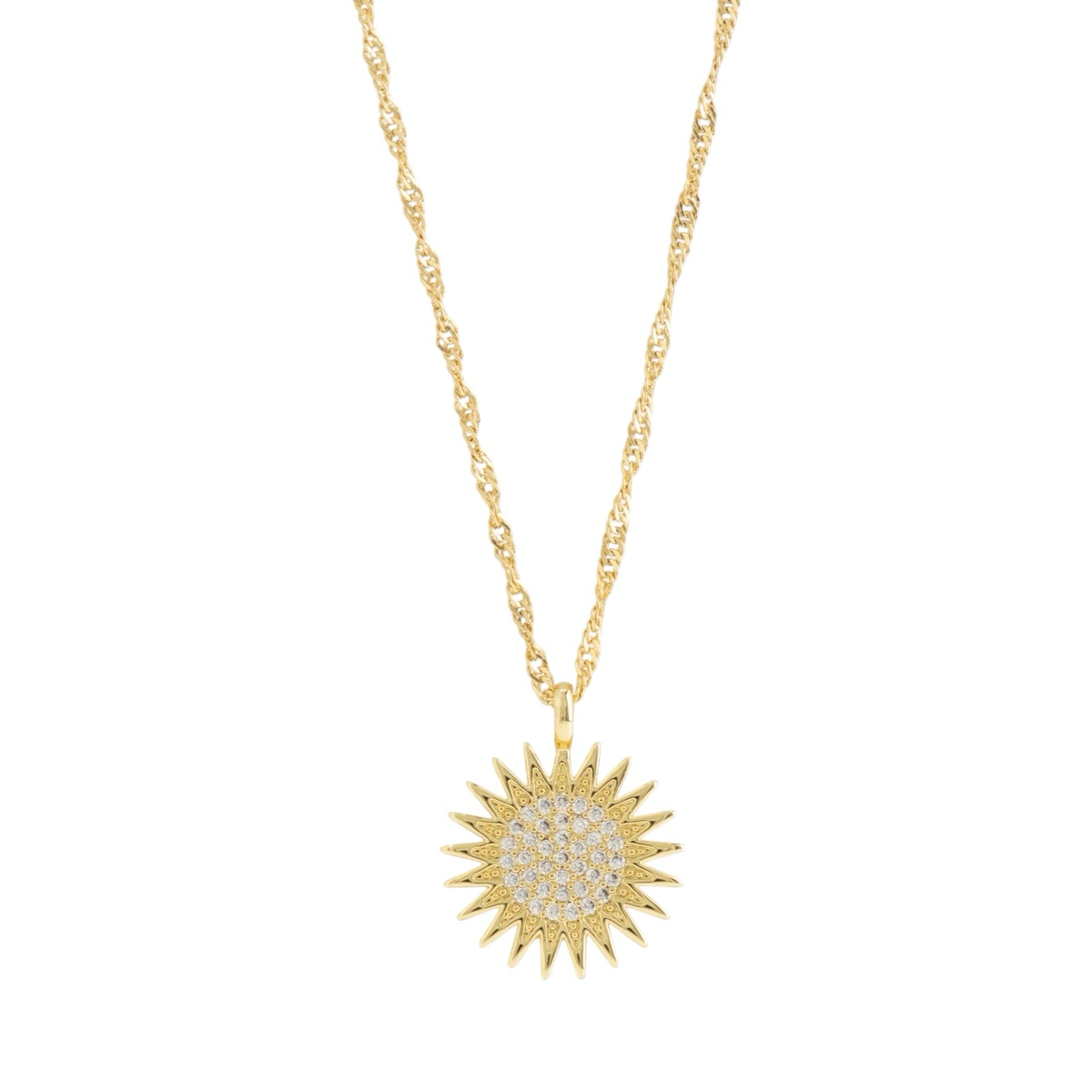 Collier Kurdistan Sun Plaqué Or 18K | Femmes