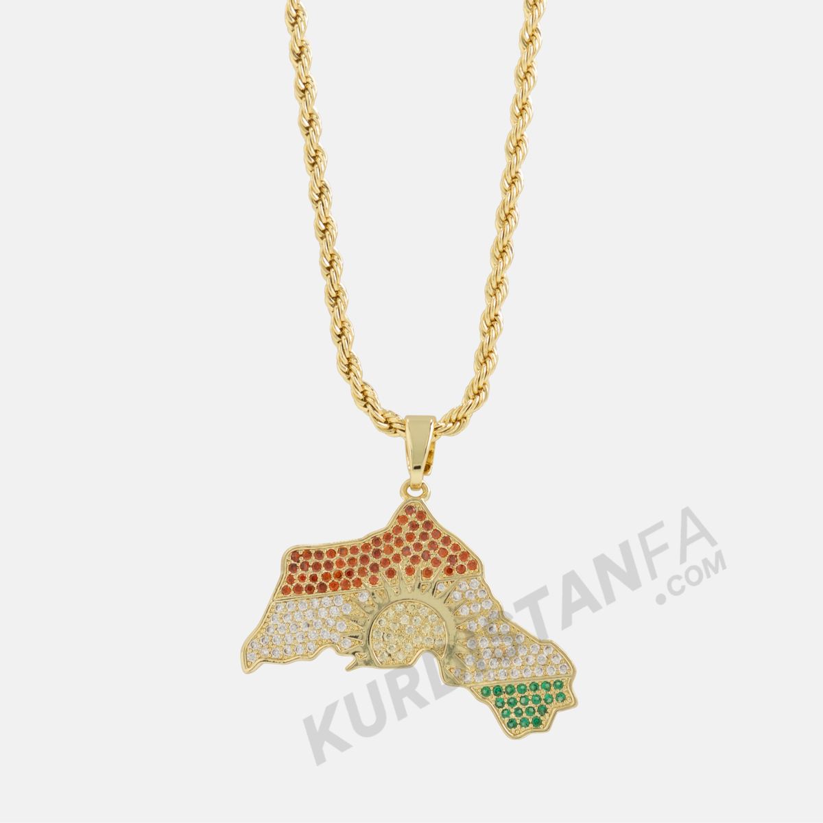 Kurdistan_necklace_jewelry_schmuck_men_map