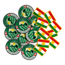 Load image into Gallery viewer, Kurdistan Stickers Flag

